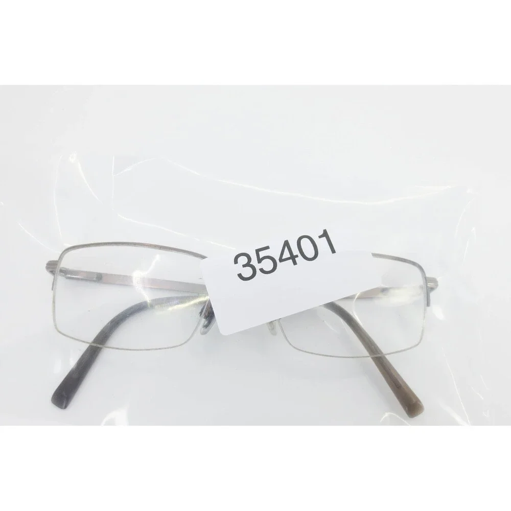 Charmant Titanium Perfection CH11453 LB Brown Semi Rimless Eyeglass Frames 52-18